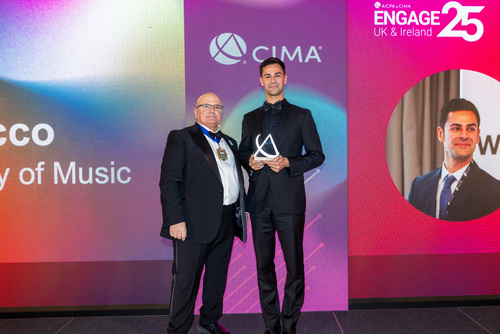 Diego Trucco, Finance & Planning Manager, Royal Academy of Music was Rising Star of the Year 2025